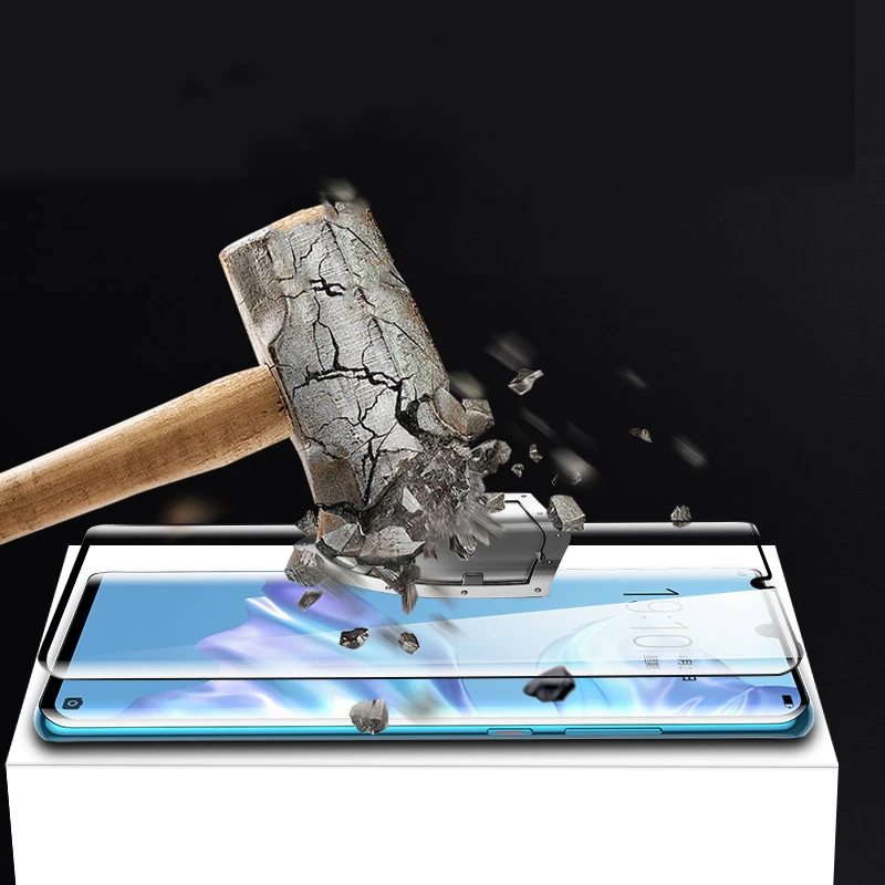 Изогнутая Защитная пленка для экрана OPPO Find X huawei mate 20 P30 Pro Oneplus 7 Закаленное стекло