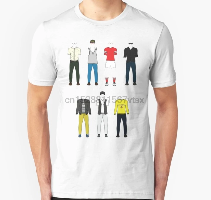 Men tshirt Vulfpeck Band Lineup Unisex T Shirt Printed T-Shirt tees top | Мужская одежда