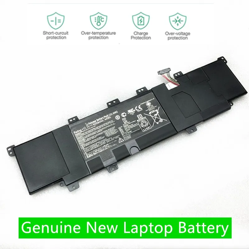 

ONEVAN C31-X402 NEW Original Laptop Battery For ASUS VivoBook S300 S300C S300CA S300E S400 S400C S400CA S400E Series 11.1V 44Wh