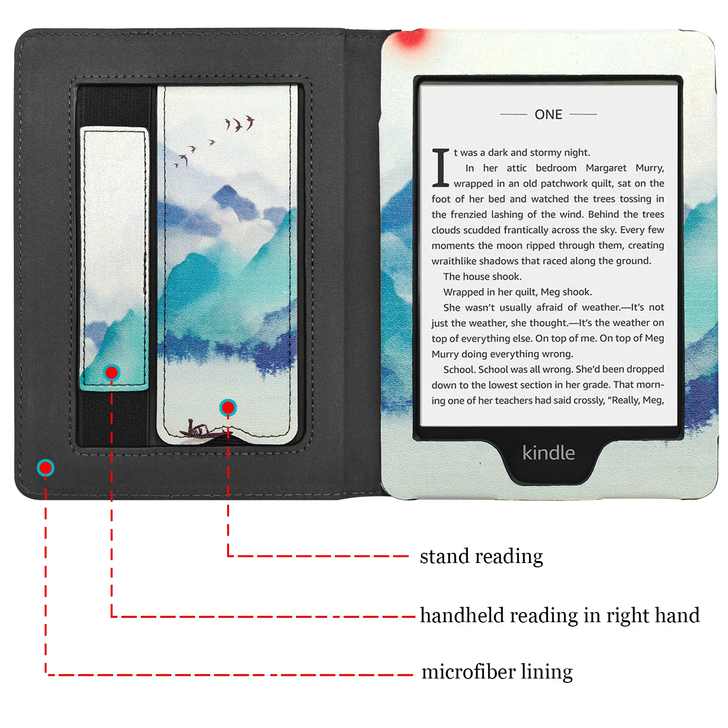 Funda para Kindle Paperwhite de 7ª generación, cubierta para Kindle  Paperwhite 3/2/1 (DP75SDI/EY21) con soporte para dormir/despertar/Tira de  mano inteligente - AliExpress