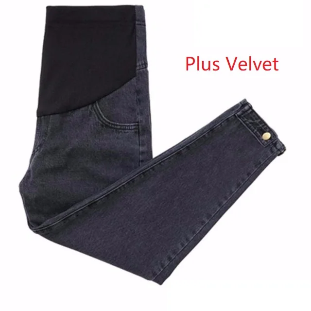 5-Plus Velvet Джинсы для беременных на весну и осень, свободные штаны с морковкой для беременных женщин, новая Вельветовая верхняя одежда, штаны-шаровары, штаны с девятью точками - Цвет: 5-Plus Velvet