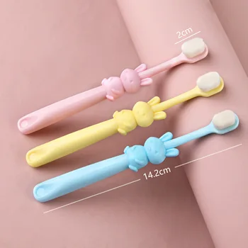 

Cartoon ten thousand bristles soft bristles single pack for 2-10 years old baby super soft toothbrush