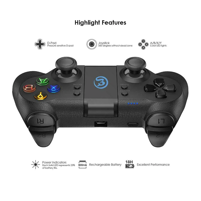 T1 беспроводной Bluetooth игровой контроллер для Android USB проводной геймпад для ПК игровой контроллер для Smart tv/tv Box