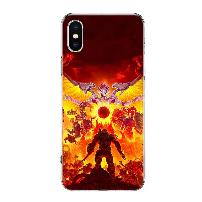 HOT GAME DOOM ETERNAL Phone Case For Apple Iphone 13 Pro Max 11 12 Mini SE 2020 X XS XR 8 7 Plus 6 6S 5 5S Cover Shell Coque
