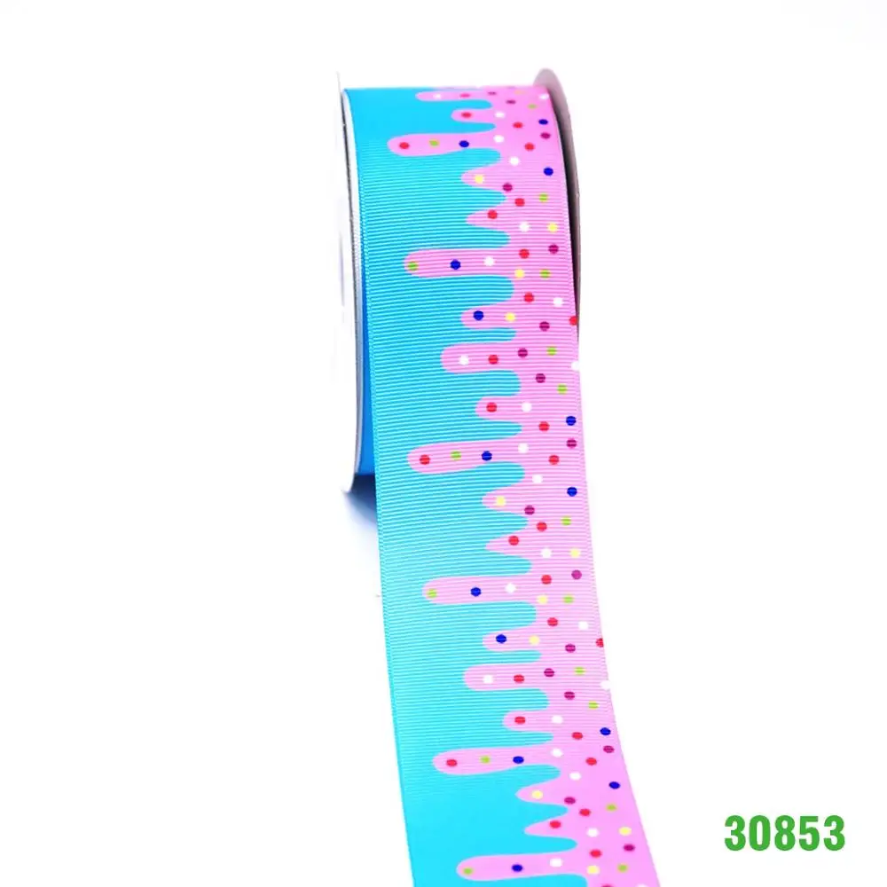 DIY ремесло поставляет мультфильм персонаж напечатанный grosgrain ленты, атласная лента 50 ярдов. 30739 - Цвет: 30853