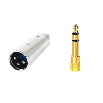 

1 Pcs Male F/M Av Adapter Microphone Mic Cable o & 12 Pcs 3.5Mm(1/8 Inch) Female Stereo Jack Adapter