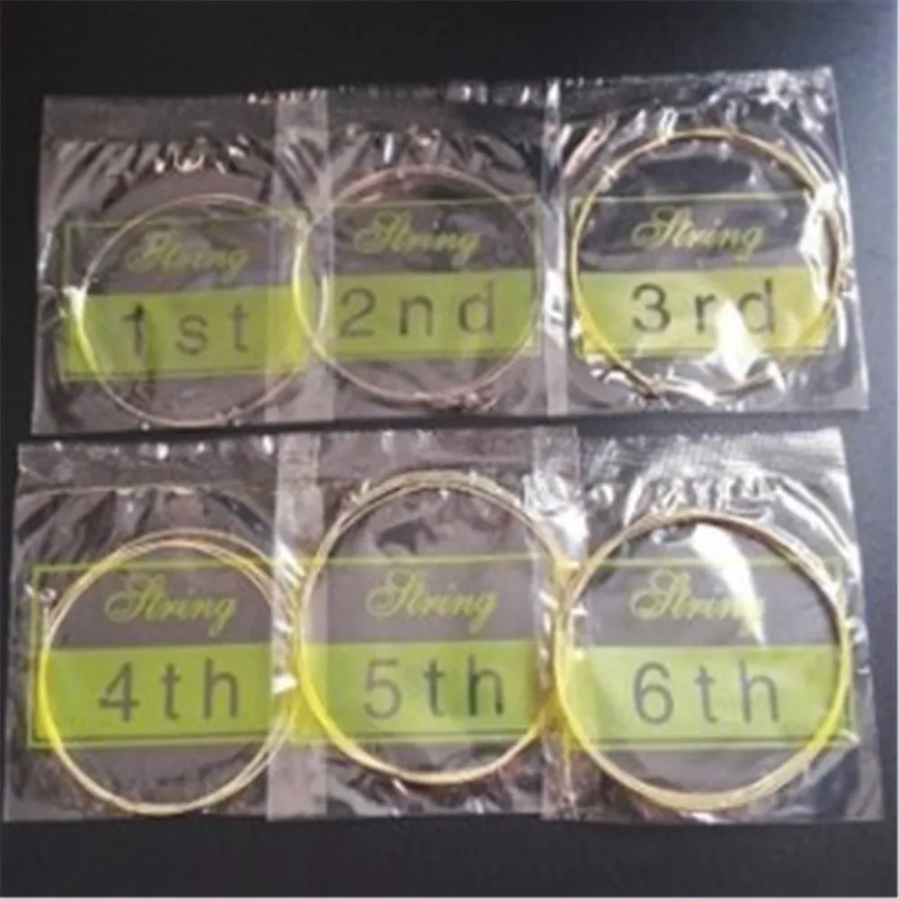 Горячая Распродажа 1 набор из 6 шт. Сталь Струны для акустической гитары 150XL м 1st 6th