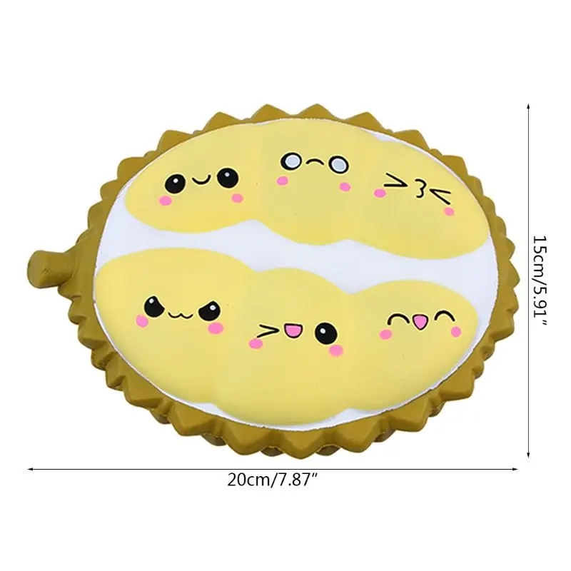 Реалистичные милые искусственные игрушки Durian сжатие торта для украшения дома