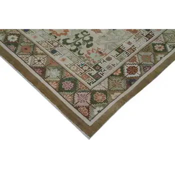 

244x310 Cm Beige Handmade Oushak Rug-8x10 Ft