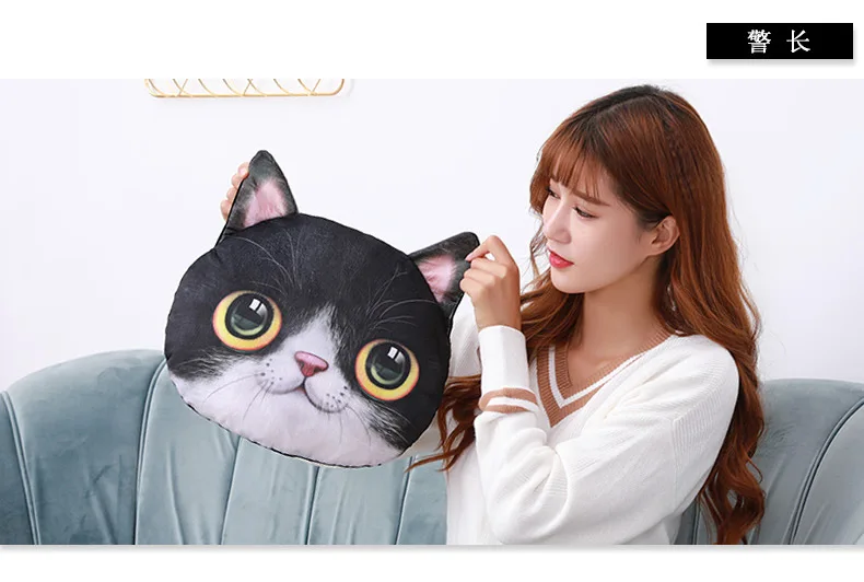Стиль Национальный стандарт зарядки горячей воды мешок 3D кошка звезда люди деконструкция плюшевые двойной вмешаться руки теплые