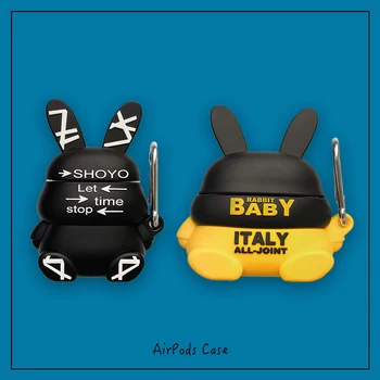 

Shoyo Rabbit Baby Italy All-Joint Earphone Case For Airpods1 2 Case Protective Cover For Apple AirPods pro Earburd case