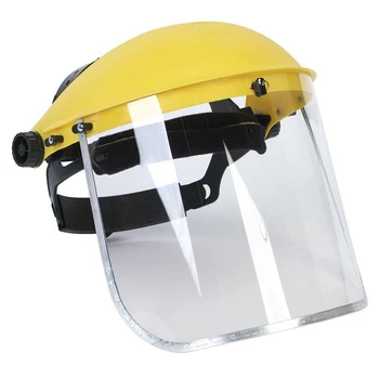 

Safety Protective Mask Head-Mounted Face Eye Shield with Clear Lens