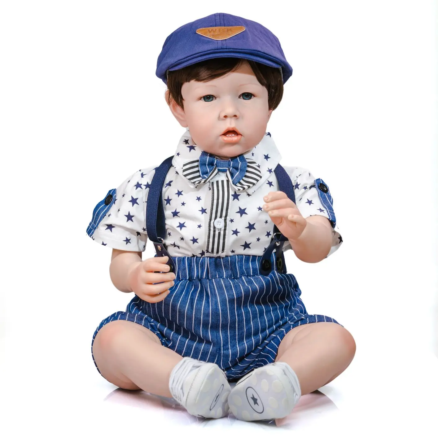 

28 Inch Huge Baby Doll Silicone Reborn toddler Boy Liam lifelike doll 6-9M Real Babies Size Dolls Model Children Gift