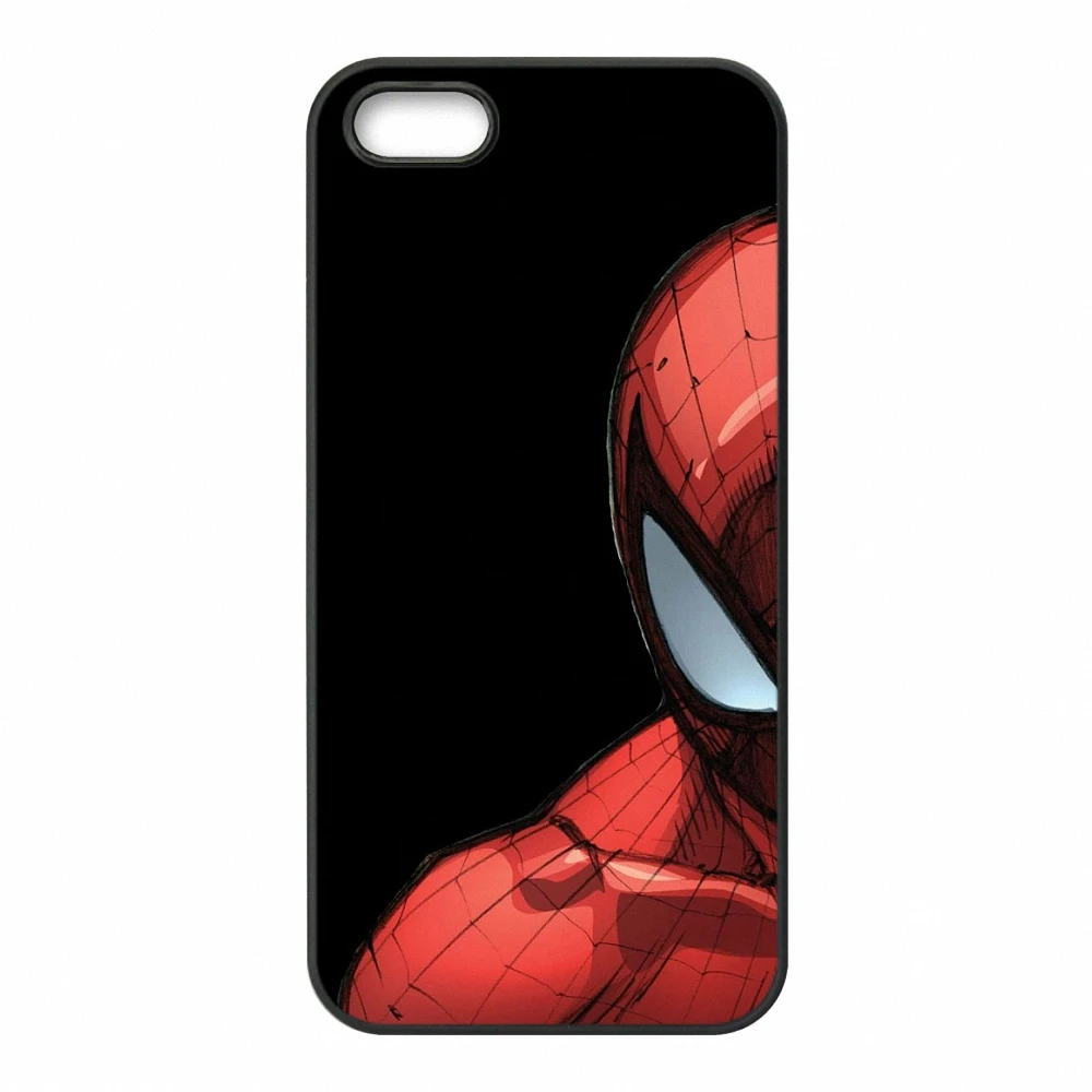 Чехол для телефона KETAOTAO Marvel Человек-паук s для iPhone 4S SE 5 6 5C 5S 6S 7 8 SE 5Plus XR XS Max чехол из мягкого ТПУ резины и силикона - Цвет: Прозрачный