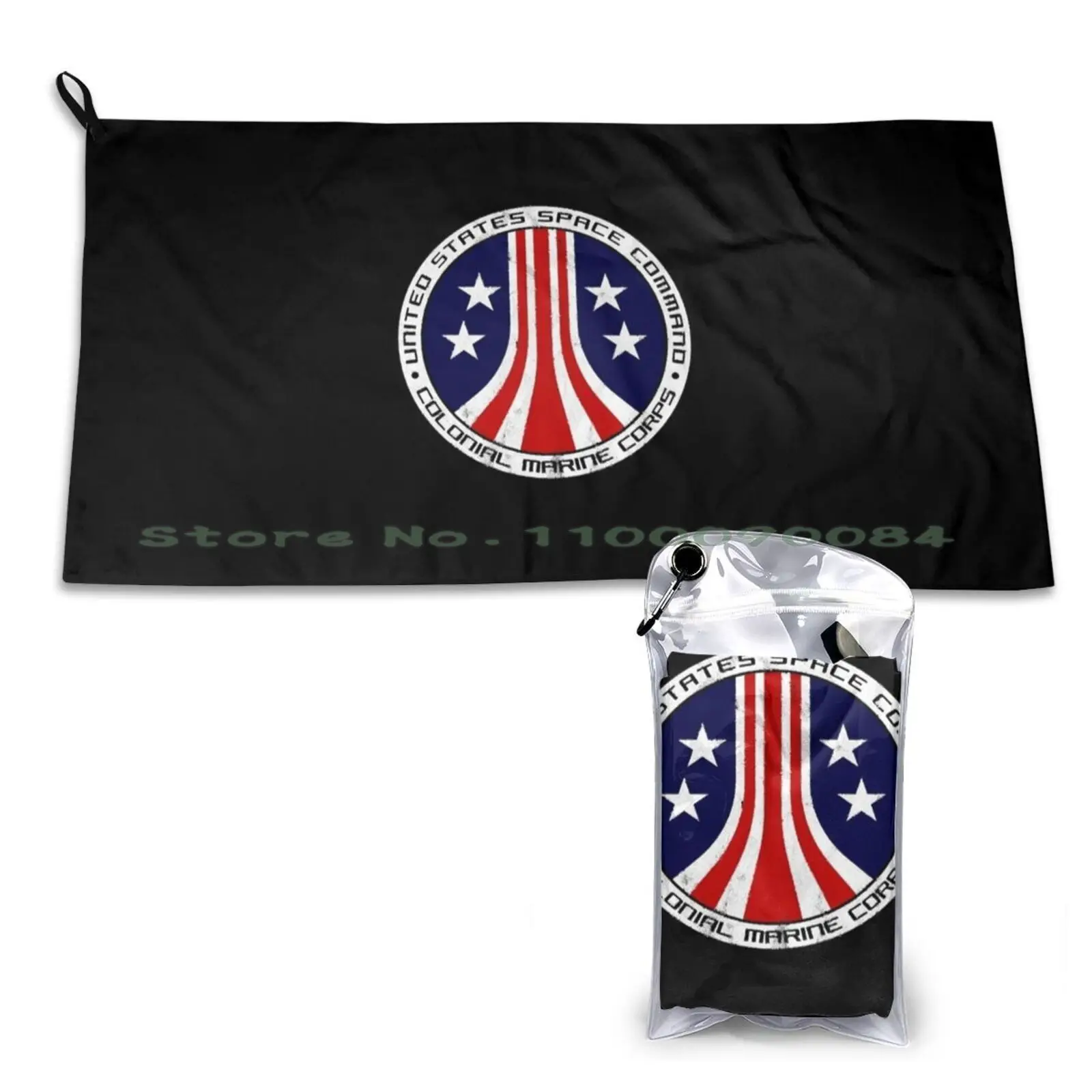 Military Marine Corps-Comando Spaziale Degli Stati Uniti Asciugamano Ad Asciugatura Rapida Palestra Bagno Sportivo Struttura Della Parete Portatile Bo