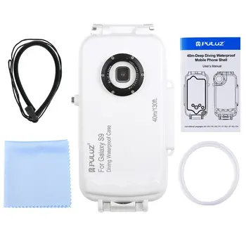 

PULUZ 40m Waterproof Shell Diving Underwater Cover Case Dropproof Full Cover Protection shell For Samsung Galaxy S9