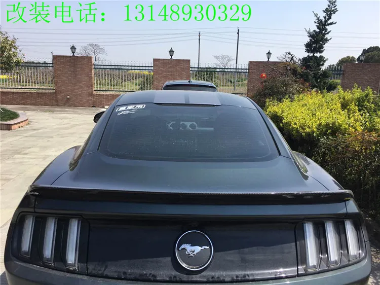Подходит для mustang 15-17 350 углеродного волокна спойлер крыло хвост