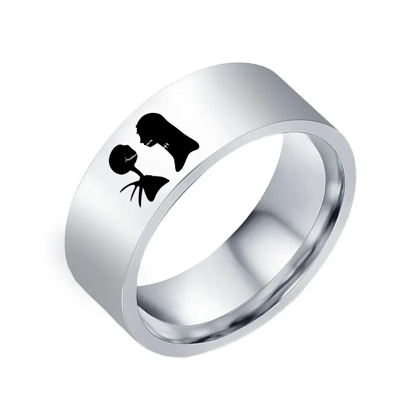 Женское титановое кольцо Кошмар перед Рождеством|Кольца| |