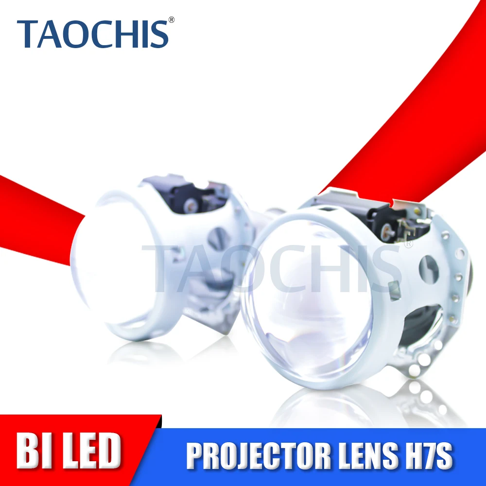 

Автомобильная фара TAOCHIS, 3,0 дюйма, Модифицированная, HELLA 3R G5 линзы проектора Bi Xenon H7S, с использованием голубого стекла, лампы H7, модернизация автомобисветильник