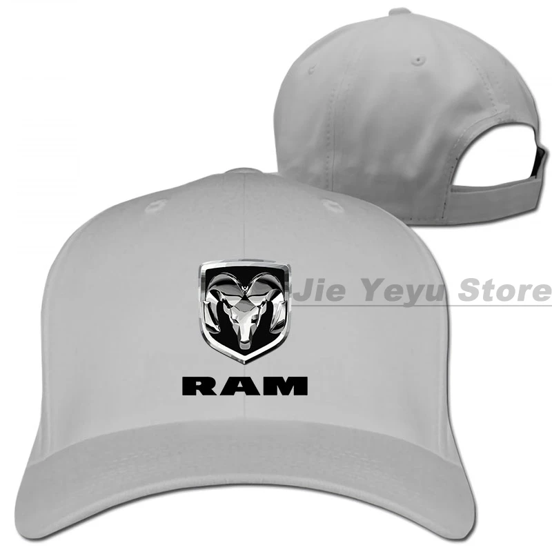 Бейсбольная кепка с логотипом ram Dodge truck для мужчин и женщин, Кепка-Дальнобойщик, модная Регулируемая Кепка - Цвет: 1-Gray