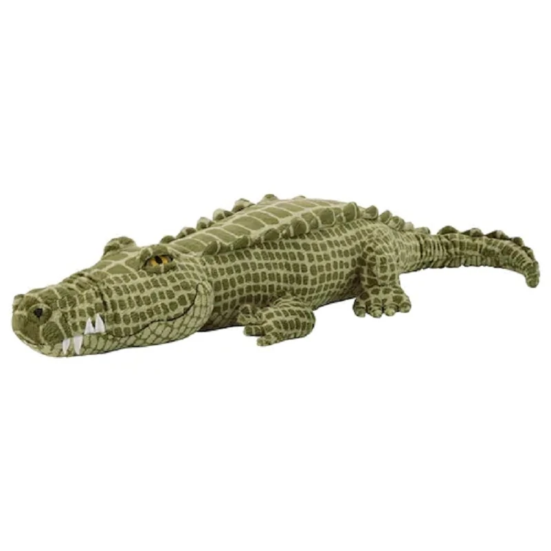 YIJA plush toy stuffed doll cartoon animal crocodile alligator bedtime  story sleeping friend Christmas present birthday gift 1pc| | - AliExpress