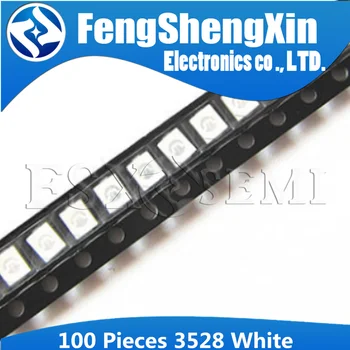 

100pcs White 3528 1210 SMD LED diodes light