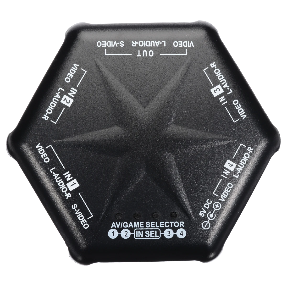 4 in 1 out S-   ġ  RCA AV ġ ڽ ñ й,   + 100  240V EU ÷ AC 