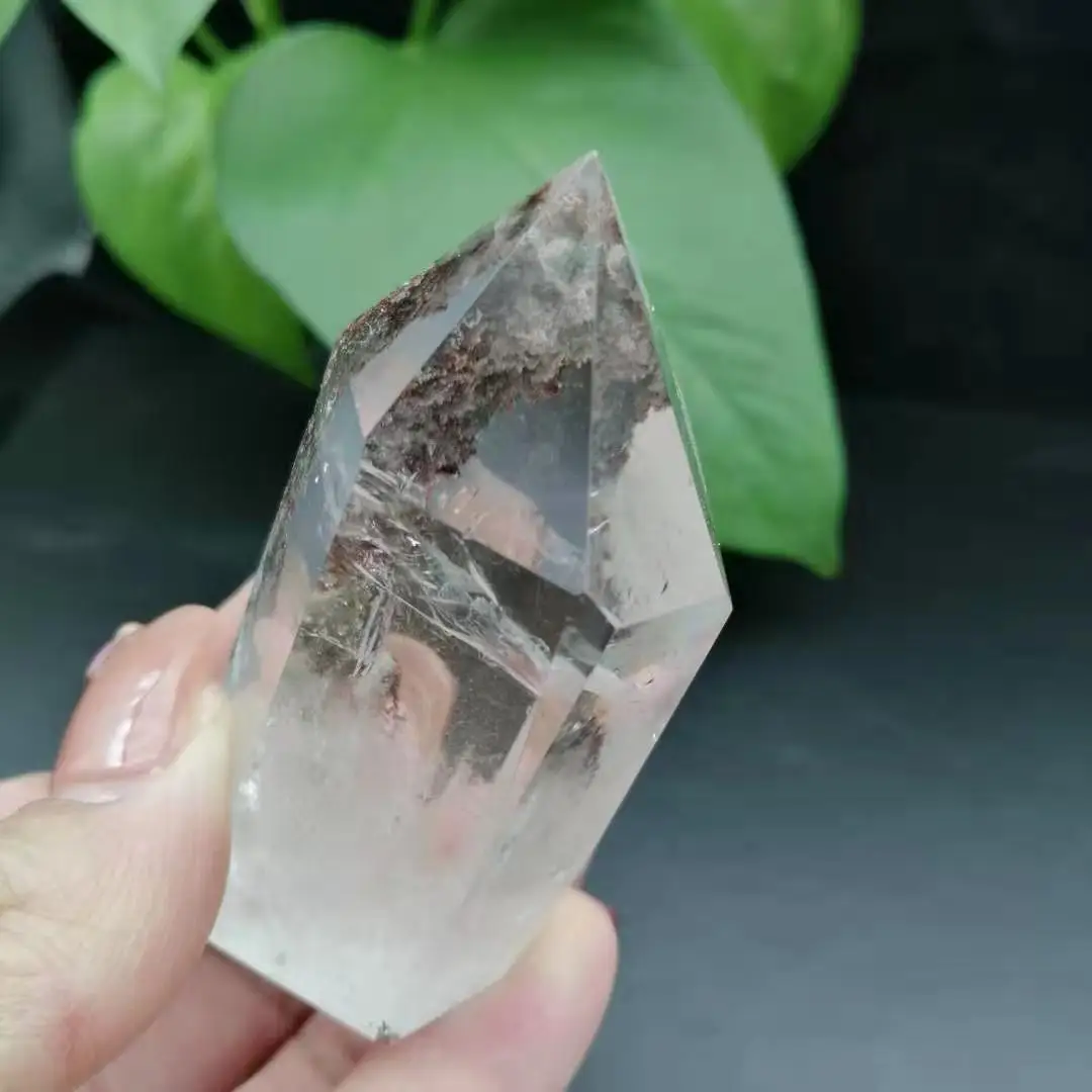 Кристал-фантом точечный камень остров Wicca Декор Пьер кристаллы Cristal натуральный кварц Naturelle Cristaux Исцеление дома чакра