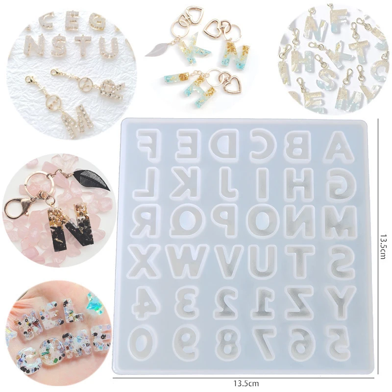 1Set New Silicone Casting Mold Tools Mix Stick Dropper Clasp DIY Jewelry Molds Set