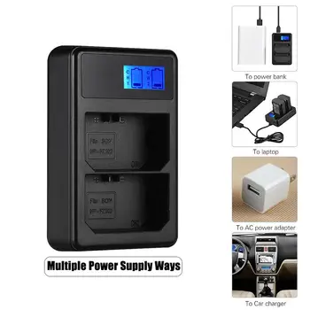 

BEESCLOVER LCD Display USB Input Dual Channel Camera Battery Charger for Sony NP-FZ100 Battery for Sony a9 a7RIII a7III