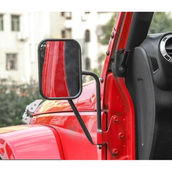 

1Pair Rearview Mirrow For Jeep Wrangler Wing Mirror Compatible For Jeep Truck Side Mirror