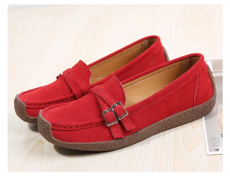 HX 7732-2019 Spring Autumn New Arrival Genuine Leather Women Flats Shoe-2