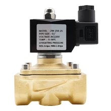Нормально закрытый электромагнитный клапан для воды масла воздуха, AC220V DC24V AC24V, G3/" toG2" латунь Электрический электромагнитный клапан, NBR или VITON
