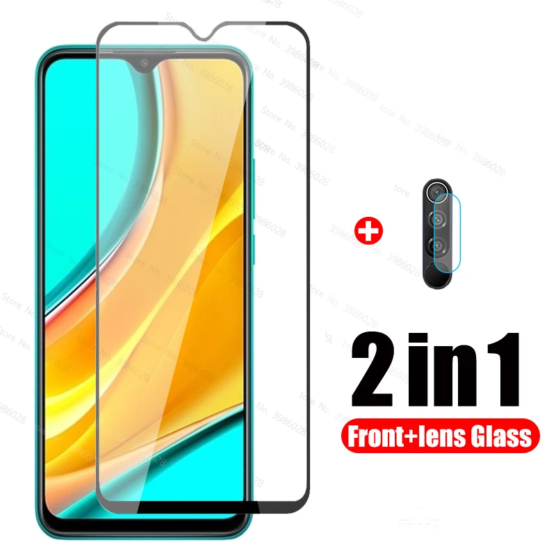 Защитное стекло 2 в 1 для камеры redmi 9 xiaomi xiomi xaomi redmi9 redmy readmi защита экрана redme9
