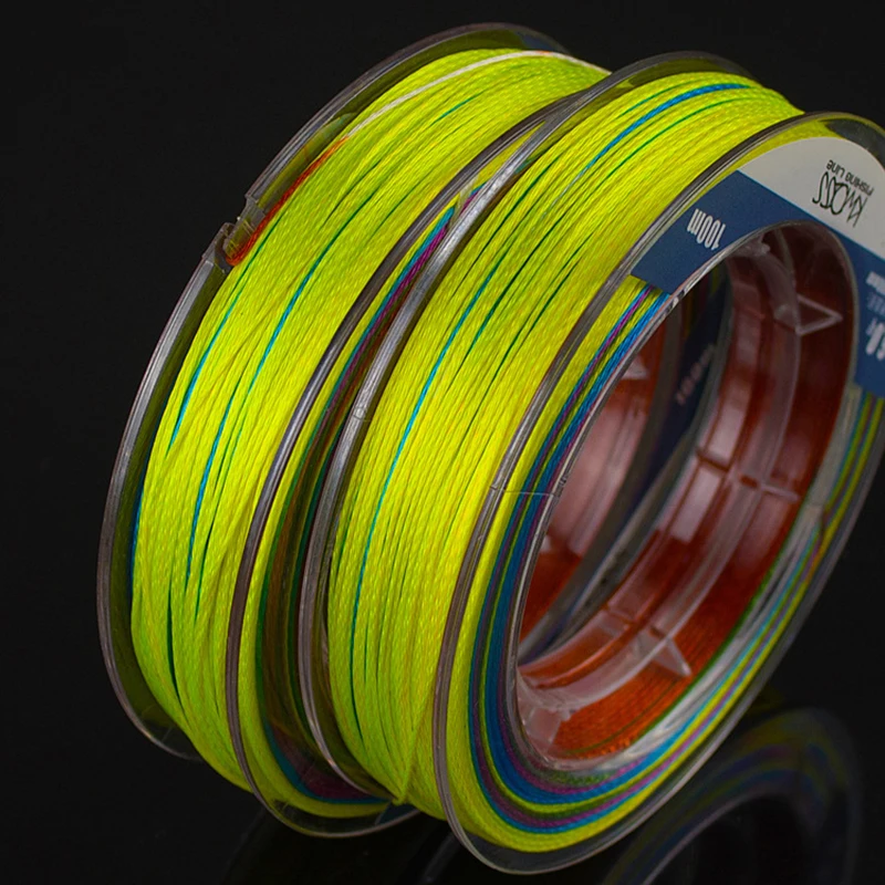 

Braided Fishing Line 9 Strands PE Super Strong Durable Fish Wire Carp Lake Fishing Line Fish Supplies Multicolor 100M 2019 New