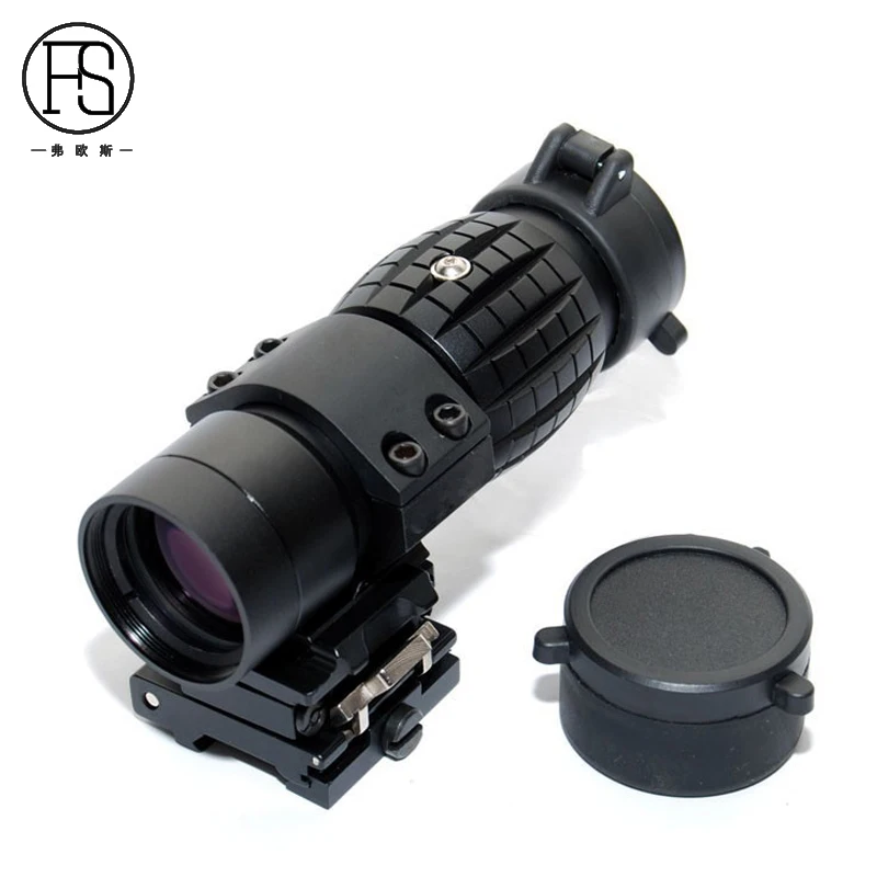 Тактический увеличительный прицел 3X с переключателем на боковое Крепление