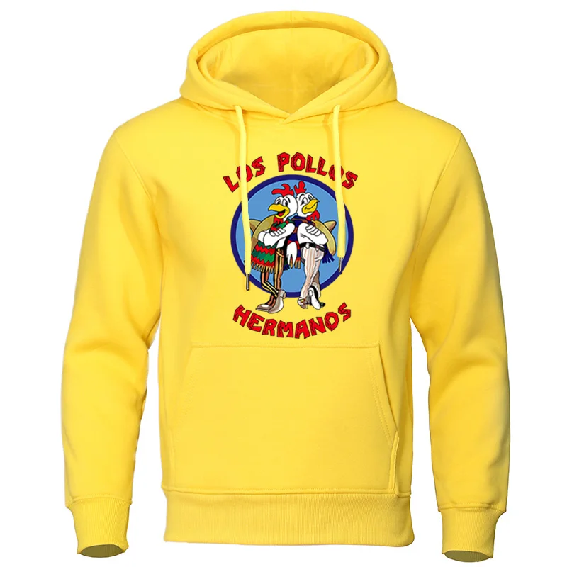 Мужские толстовки с буквенным принтом LOS POLLOS Hermanos Осень зима 2019 высокое