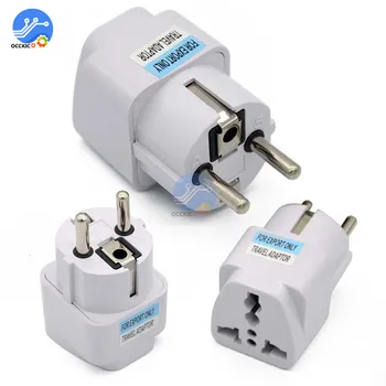 

international Plug Adaptors US/AU/UK to EU converter Travel Charger Adapter Plug Outlet Converter smart plug enchufe inteligente