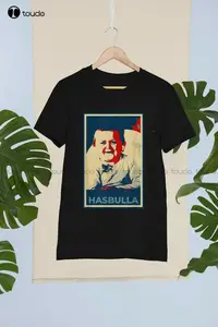 New Funny Smile Hasbullah Hasbulla Hope Classic T Shirt Black Cotton S-5Xl Mens Big And Tall Shirts