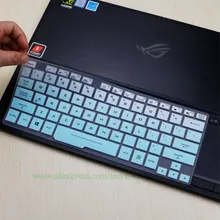 Силиконовый чехол Защита для ноутбука для ухода за кожей кожи ASUS ROG Зефир GX501GI GX501GI GX501 GX531 GX531GS GX531GV GX531GX 15,6"