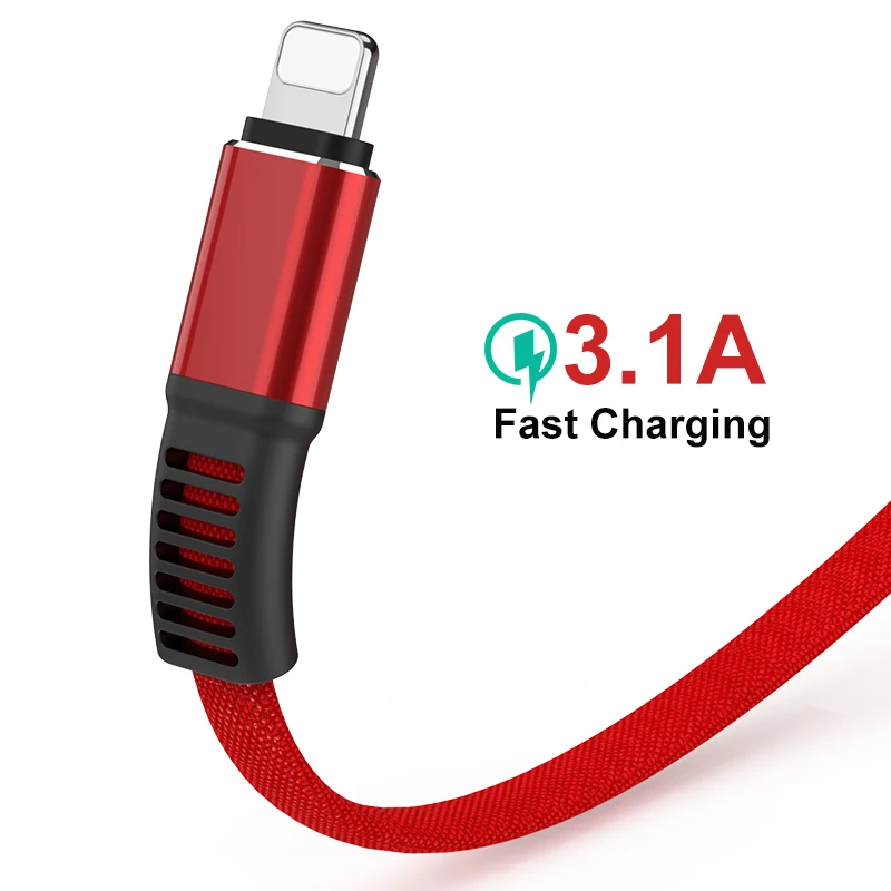 Новинка 2020 USB кабель а для iPhone X 8 7 6 6S plus 5 5S высокопрочный быстрой зарядки и