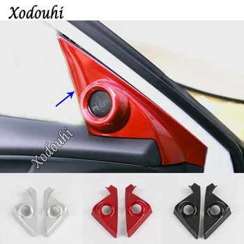 

Car Body A Column Audio Speak Window Windshield Side Triangle Lamp Frame Trim 2PCS For Honda Civic 10th Sedan 2019 2020 2021