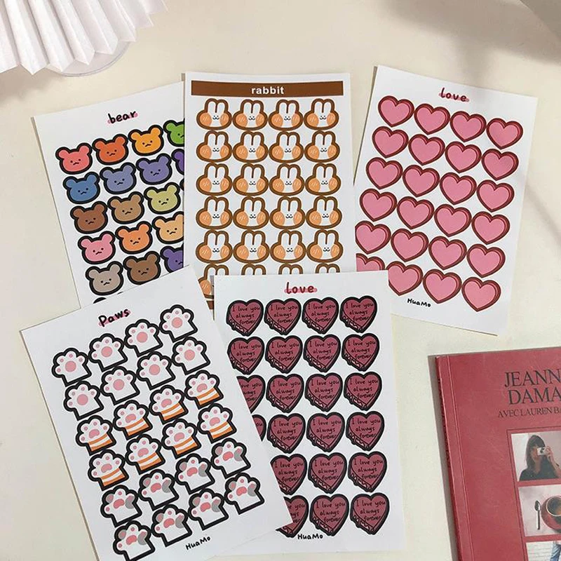 1 шт. декоративные наклейки кролик|Канцелярские наклейки| |