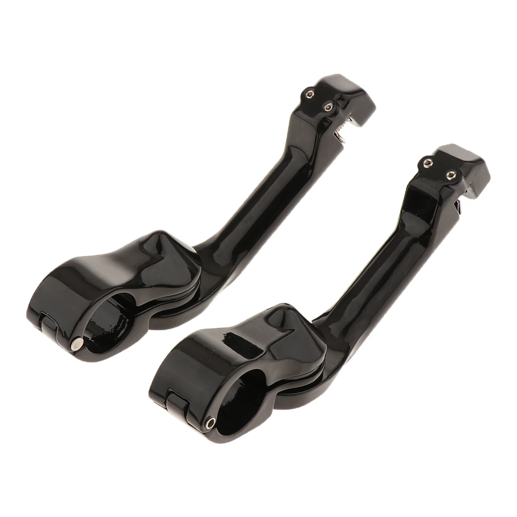 Motorcycle Footrests Mounting Brackets Footpeg Pedals fixation Holder Bars