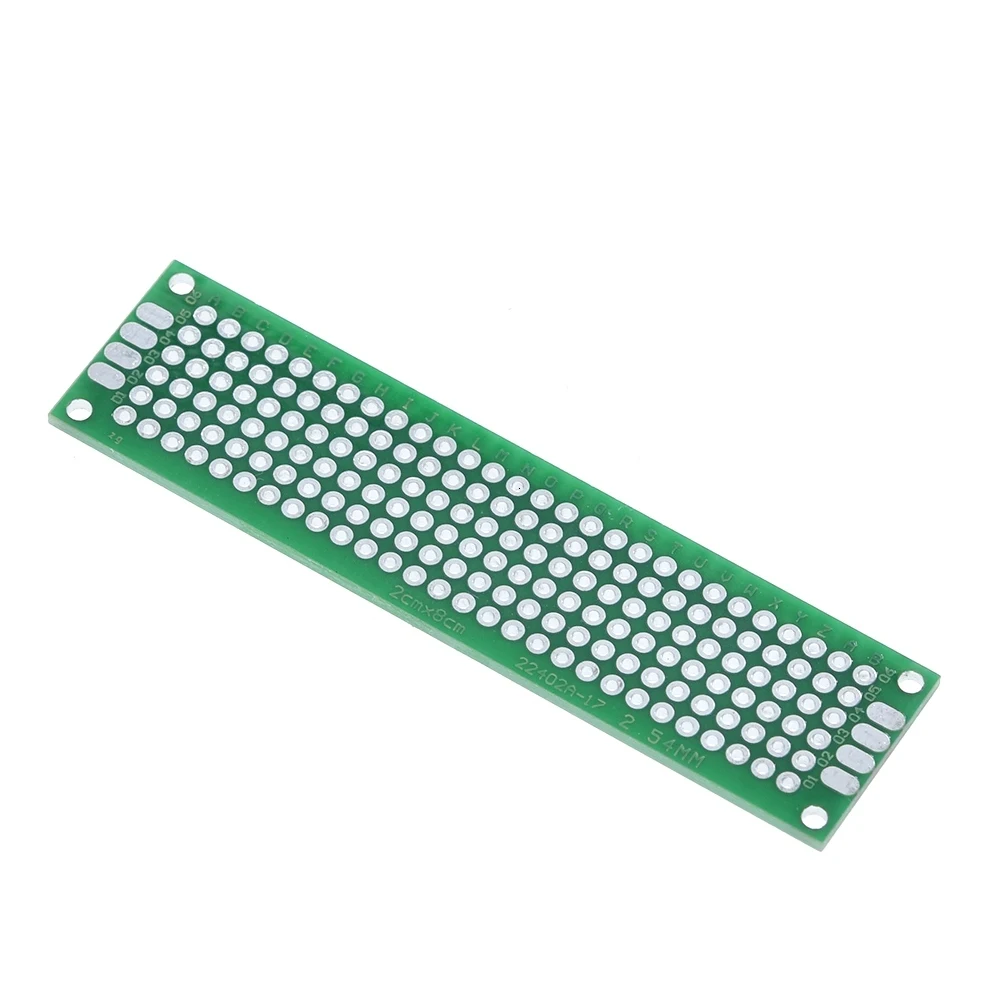 TZT 10 шт./лот 2x8 двухсторонняя Медь прототип PCB Универсальный доска экспериментальная разработка пластина зеленый