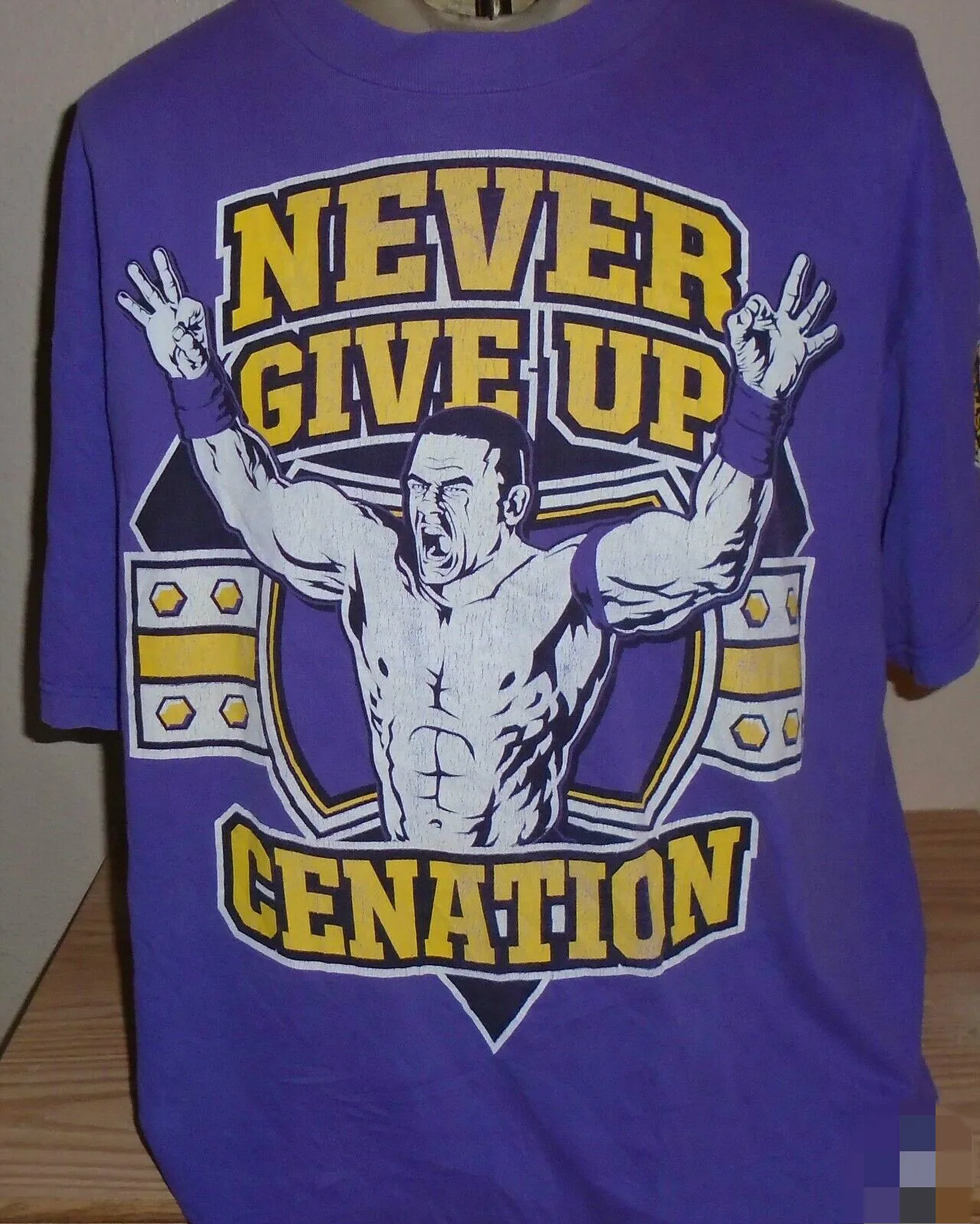 John hipster harajuku Размер Cena never giver up wrestling Футболка XL рукав цвет|Футболки| |