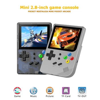 

IPS Handheld Game Console Pocket Q60 2.8 inch Game Space-saving Game Console Lightweight Player with 169 Classic Games