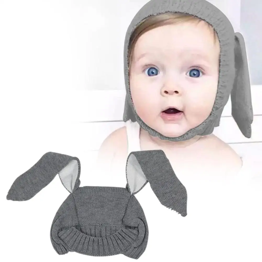 

Baby Hat Baby Winter Hat Baby Cap Wool Hat Rabbit Ears Knitted Hat Baby Autumn And Winter Hat Children's Hat