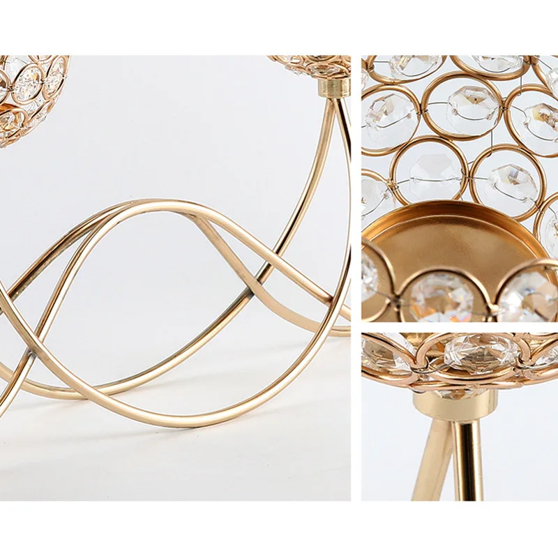 10pcs/Lot Candle Holder Geometric Candlestick Metal Creative Lifting Force Candle Holder Nordic Minimalist Style Decorati ZZT078
