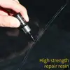 Automotive Glass Nano Repair Fluid Window Broken Glass Nano Repair Tool Set Black Magic Windshield Crack Chip Repair Tool Kit 4